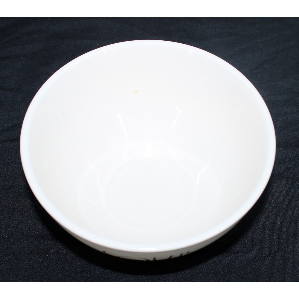 Rae Dunn SOUP Artisan Collection by Magenta Ivory Ceramic Footed Bowl - Picture 2 of 4